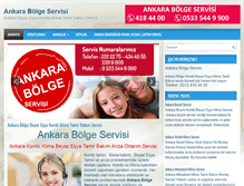 Tablet Screenshot of ankarabolgeservisi.com